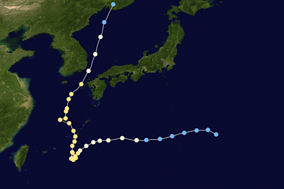 11호 태풍 힌남노 경로 루트 뜻 이름 제출국가는!