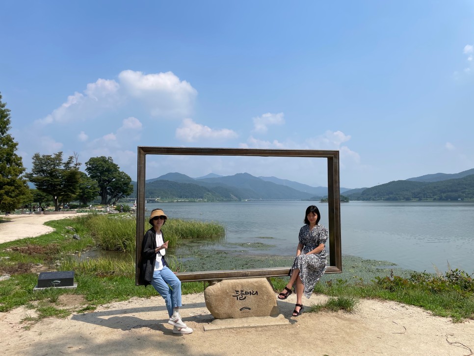 부모님과 서울근교 양평 나들이 : 기와집순두부 두물머리 카페 문릿