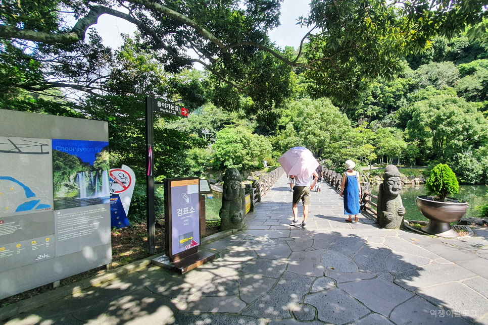 제주도 여행지 추천 볼거리 많은 제주 천지연폭포