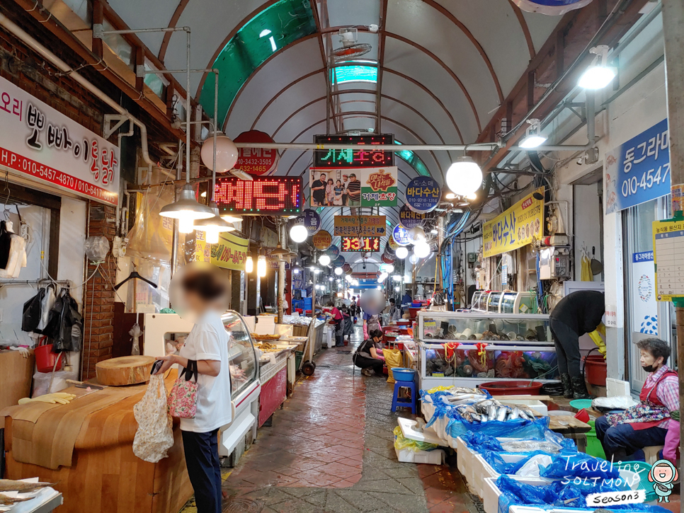 거제도 여행 거제 고현시장 먹거리 김밥 전 주차장