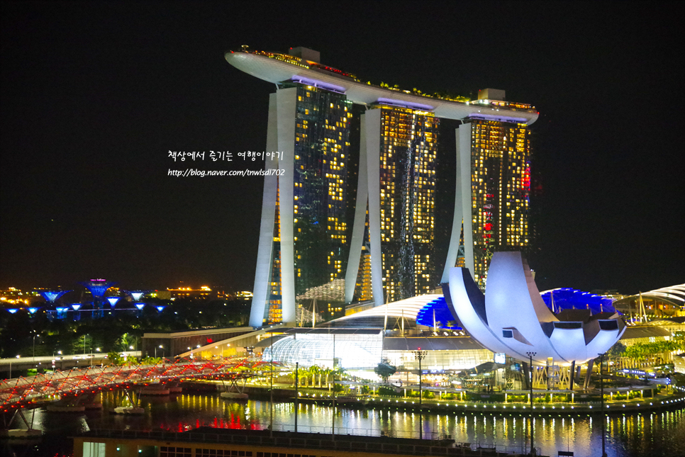 싱가포르 자유여행 머라이언 파크, 마리나베이뷰 만다린 오리엔탈 호텔