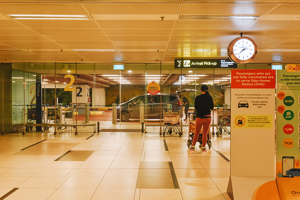 싱가포르 공항 픽업 샌딩 택시 예약 공항에서 시내 후기