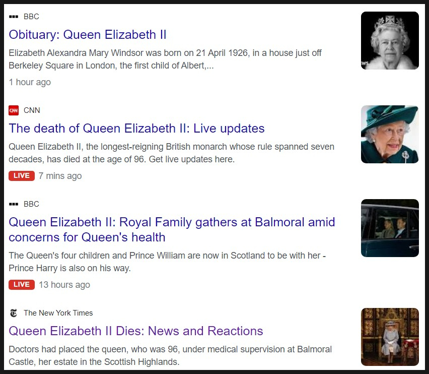 영국 엘리자베스 2세 여왕 96세 나이로 서거 사망 아들 73세 찰스 왕세자 새로운 왕