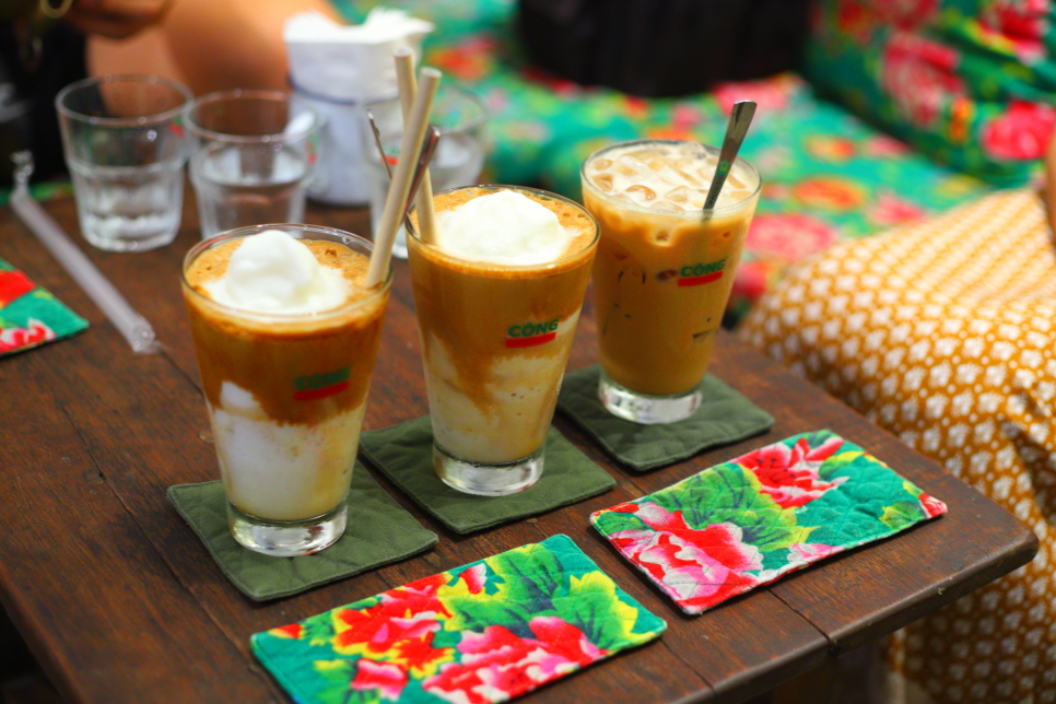 다낭 카페 콩카페 1호점 2호점 베트남 코코넛커피 즐기기