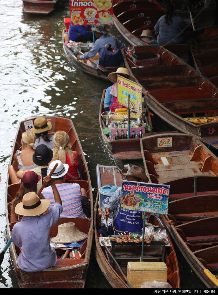 태국여행 방콕여행 담넌사두억 수상시장 위험한기찻길 프라이빗 투어