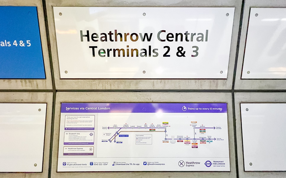 히드로공항에서 런던 시내 이동 방법 : 히드로 익스프레스