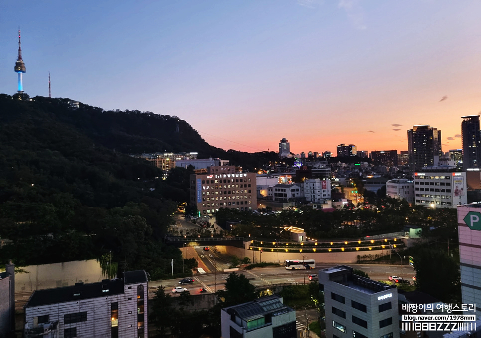 서울데이트가볼만한곳 남산뷰 루프탑바 명동디어스호텔 서던하일랜드 내돈내산후기