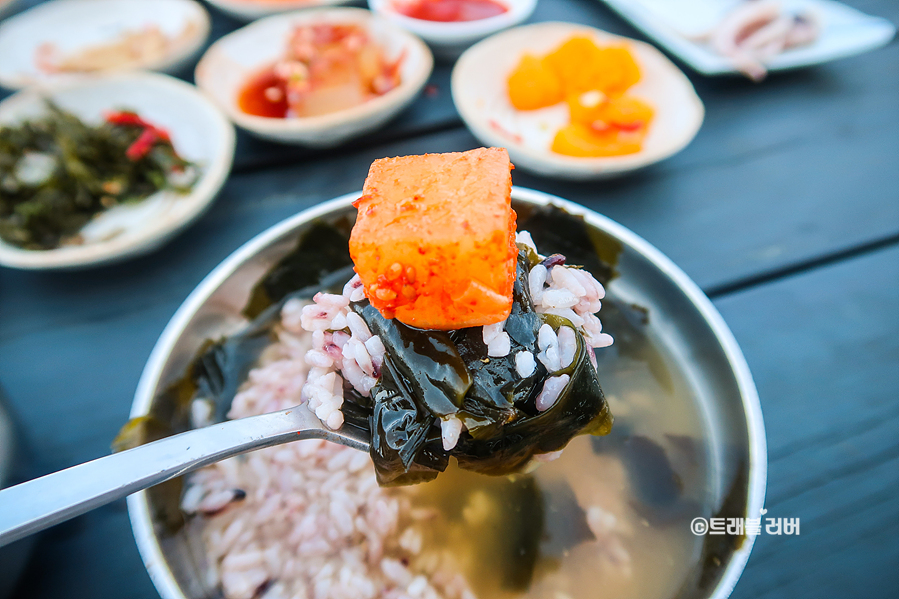 제주 우도 여행 먹거리 범선집밥