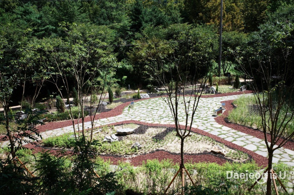 산 정상에서 타는 흔들그네, 밤 산책 코스가 멋진 송촌스포렉스 뒷산