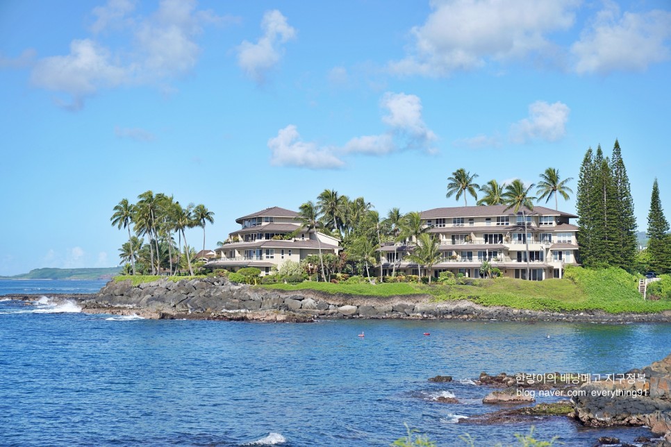 하와이 여행 이웃섬 카우아이 섬 베스트 비치