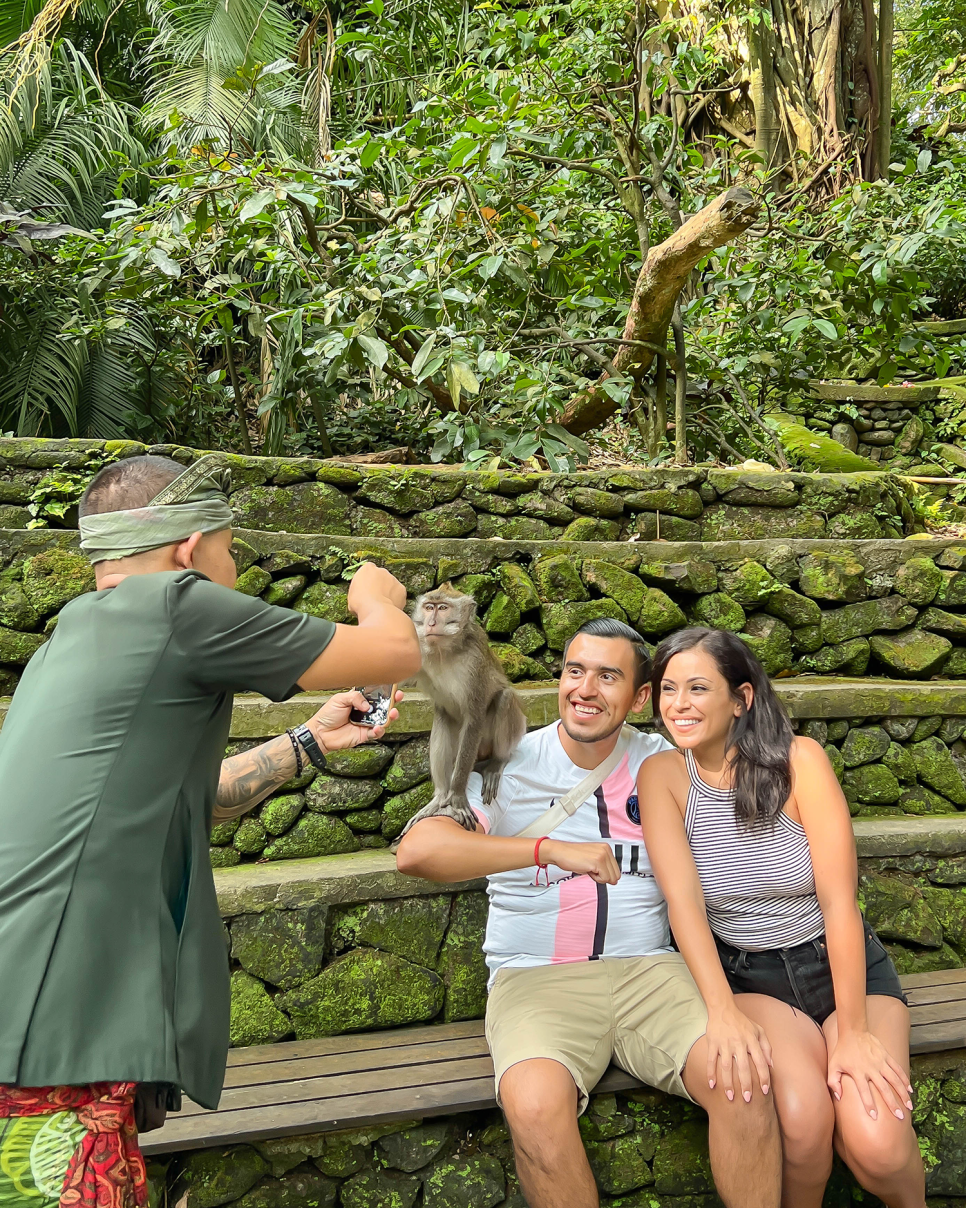 인도네시아 발리여행 우붓 몽키포레스트 원숭이랑 셀카찍기!