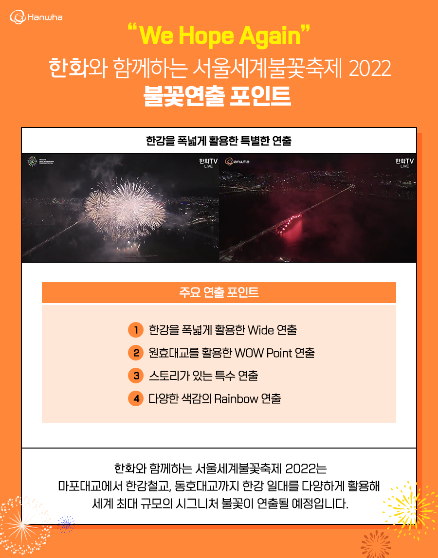 한화 서울세계불꽃축제 2022 관람팁 미리보기