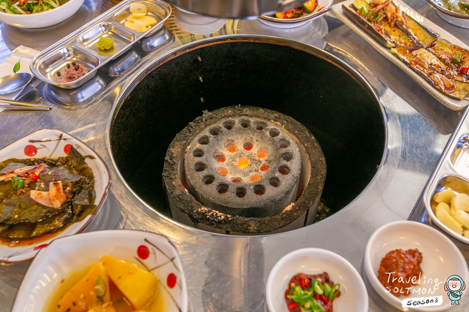 제주공항 근처 맛집 연탄불에 흑돼지 미친 조합