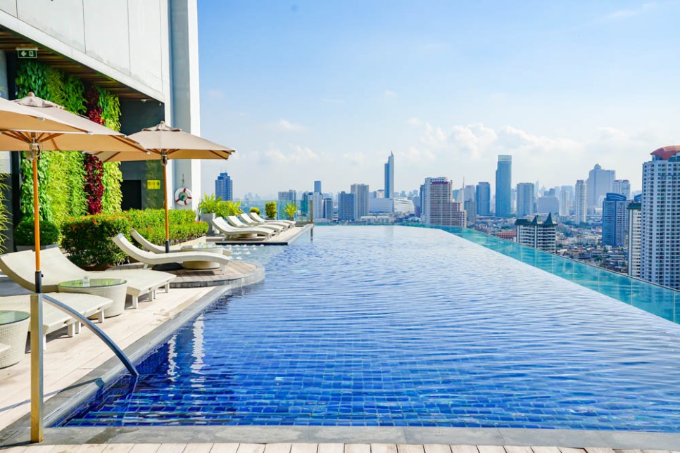 태국여행 방콕 호텔 아바니 리버사이드 인피니티풀 멋진 방콕 숙소 추천