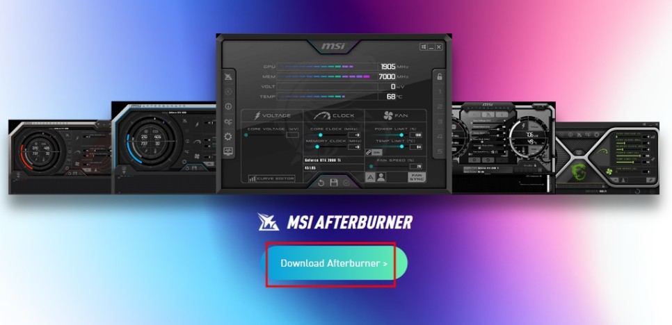 MSI Afterburner 애프터버너 사용법, 게임 프레임 확인 켜기 방법