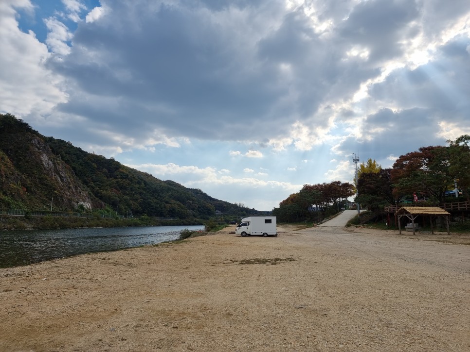 충북 괴산 무료 차박 캠핑장 목도강수욕장 노지캠핑