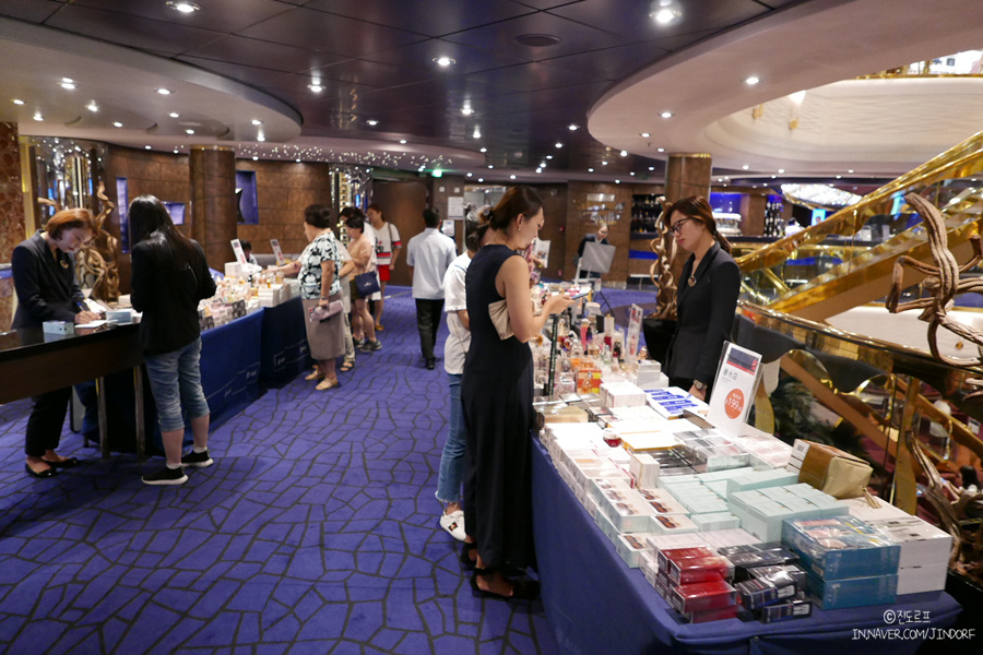일본 크루즈여행 MSC 스플렌디다호 선내 면세점 쇼핑리스트
