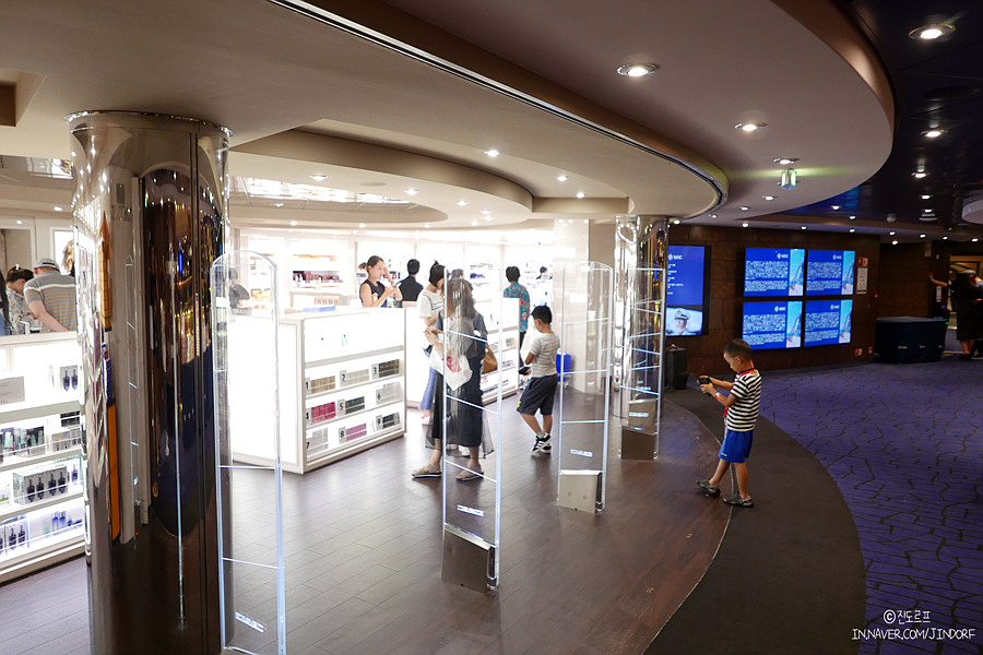 일본 크루즈여행 MSC 스플렌디다호 선내 면세점 쇼핑리스트