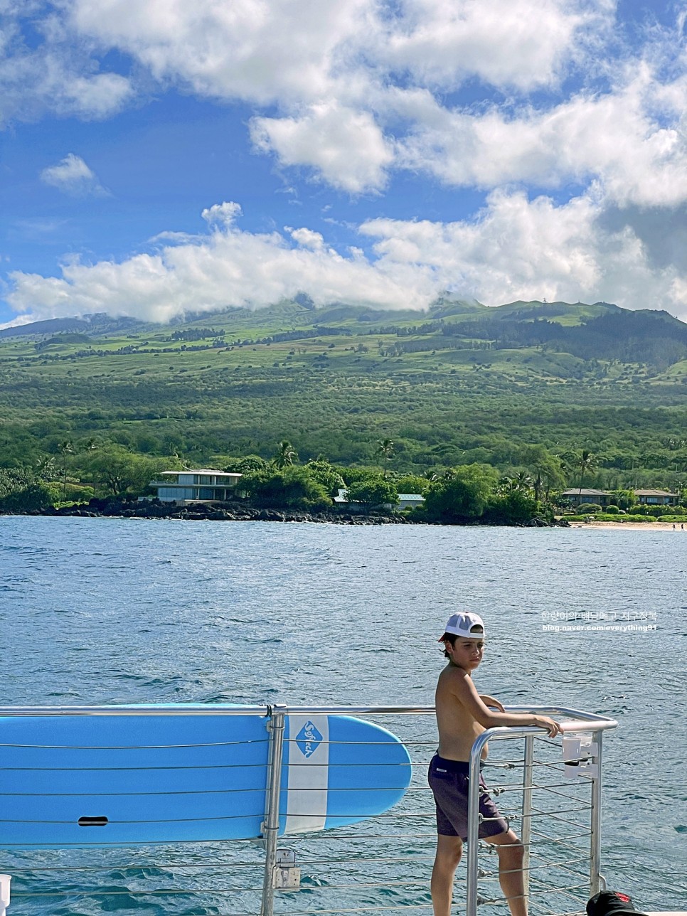하와이 마우이 여행 몰로키니 섬 터틀타운 스노쿨링 요트 투어