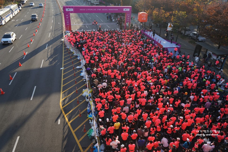 2022 JTBC 서울 마라톤 7년만에 도전Smile Run 완주