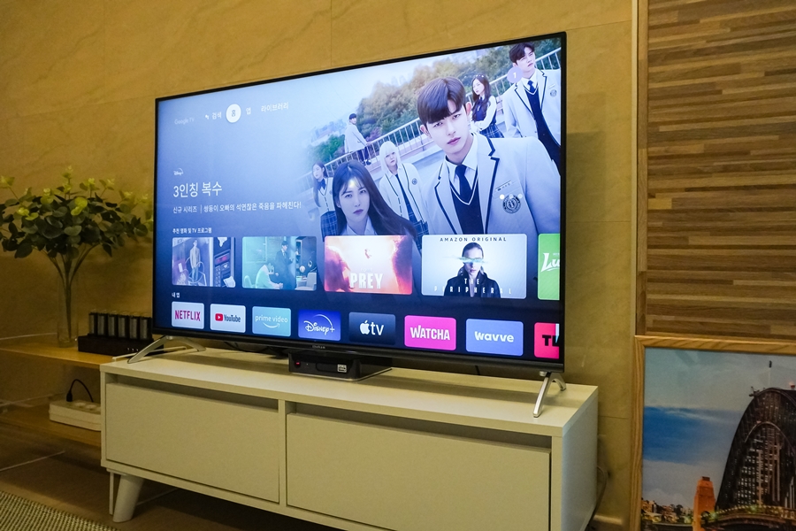 안드로이드TV 추천, 더함 퀀텀닷 43인치 중소기업 스마트 구글TV신제품
