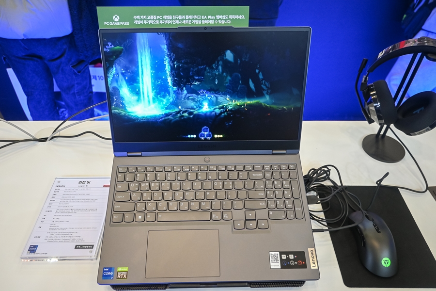 레노버 Legion 게이밍노트북, '지스타'에서 만나본 리전 7세대 리전 5i 프로