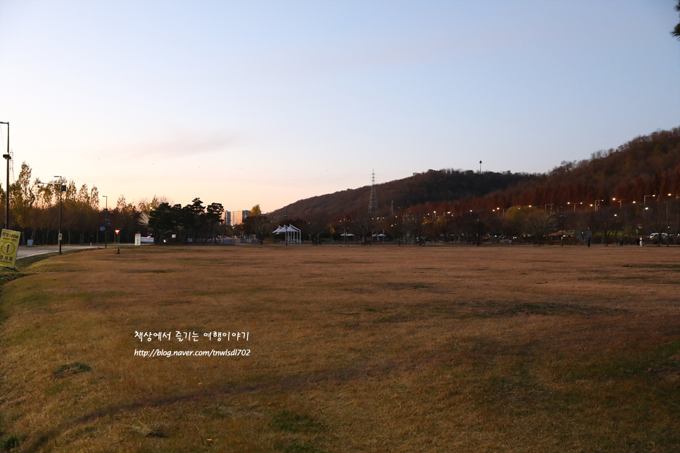 서울 일몰 명소 난지 한강공원 볼거리, 한강 걷기, 주차장