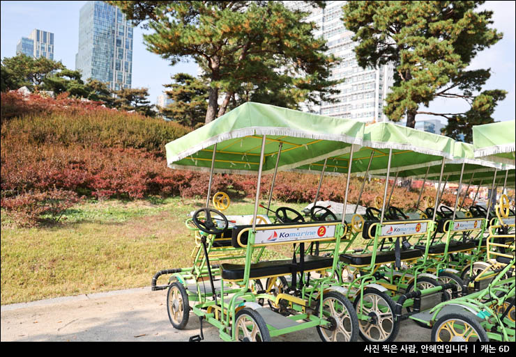 인천 놀곳 핫플 공원 나들이 인천 송도 센트럴파크 보트 산책로