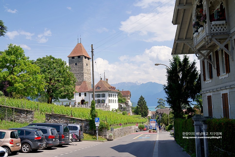 스위스 렌트카 여행 인터라켄 호수 드라이브 슈피츠 마을 이젤발트