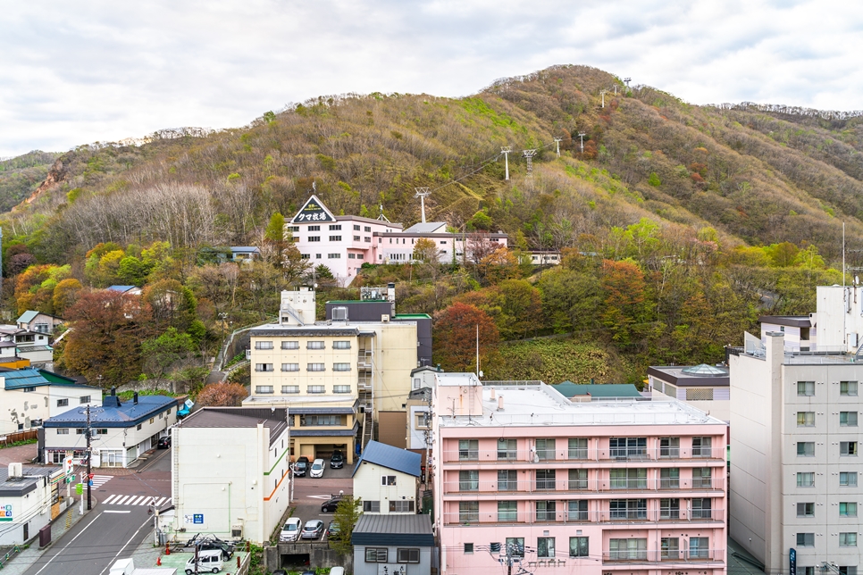 홋카이도 여행, 온천마을에서 노보리베츠역 버스타고 이동