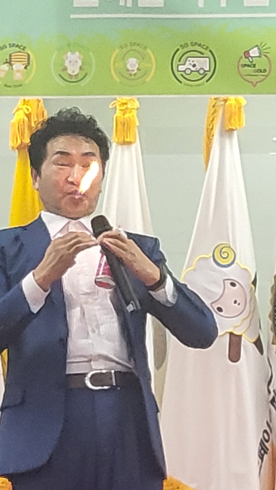 심원일 회장의 연예인 축구단 창단식, 조영구 우순실과 경희애문화