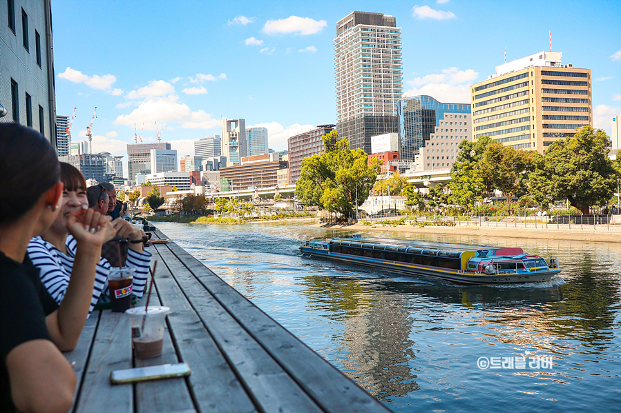 오사카 여행 키타하마 카페와 공원 산책