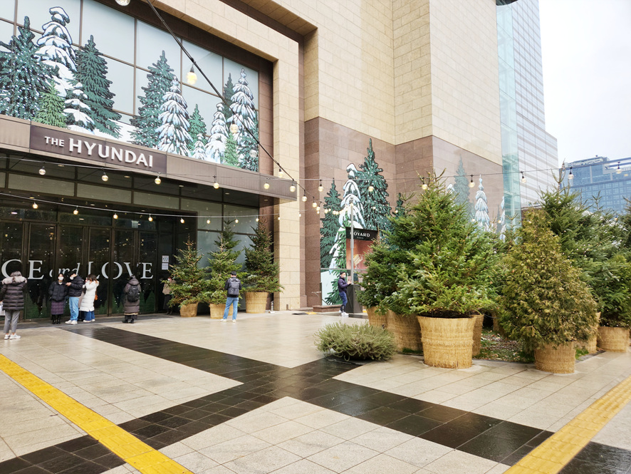 서울 데이트 강남 핫플 현대백화점 무역센터점 라그랑지 크리스마스트리