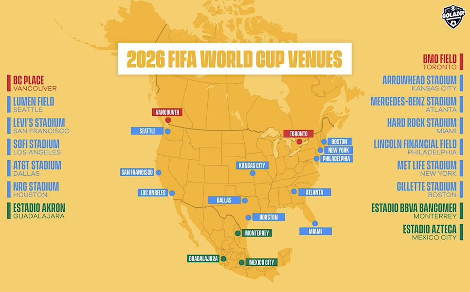2026 월드컵 개최국 북중미 개최지 48개국 일정