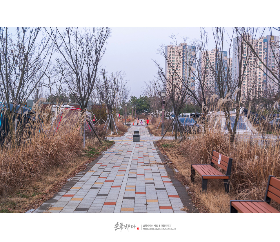 인천여행 서울 근교 캠핑장 겨울 당일 캠핑 깨끗한 청라 캠핑장 카라반