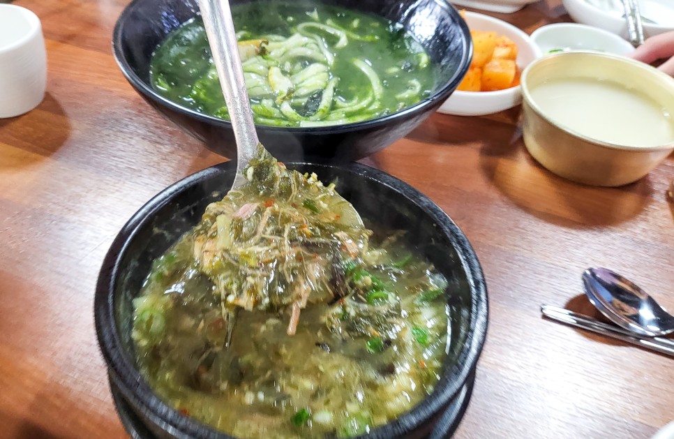 제주 보말칼국수 몸국 맛있는 중문 단골 맛집!!