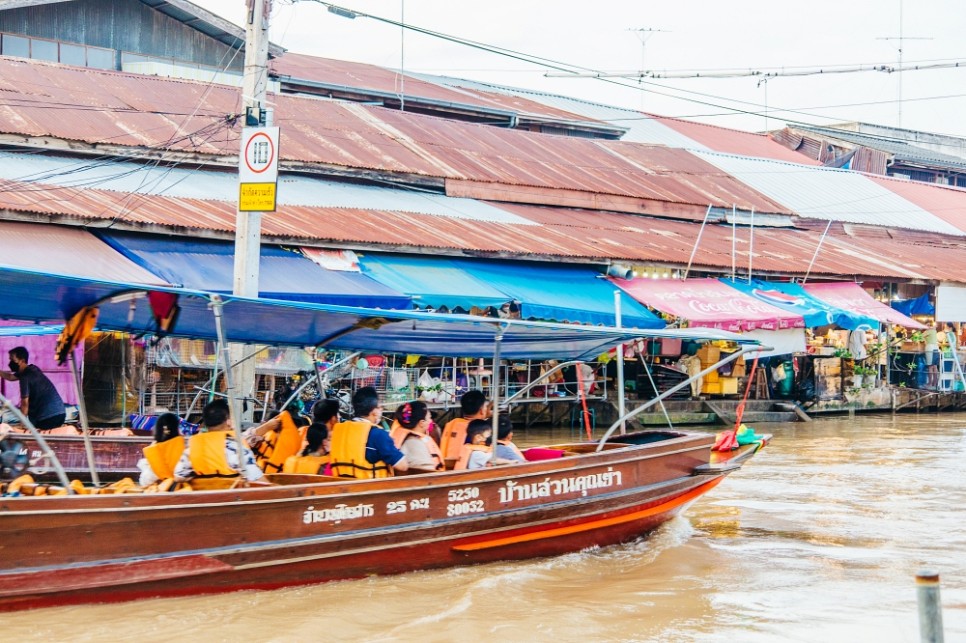 태국여행 방콕 가볼만한곳 암파와 수상시장 선셋, 반딧불 투어