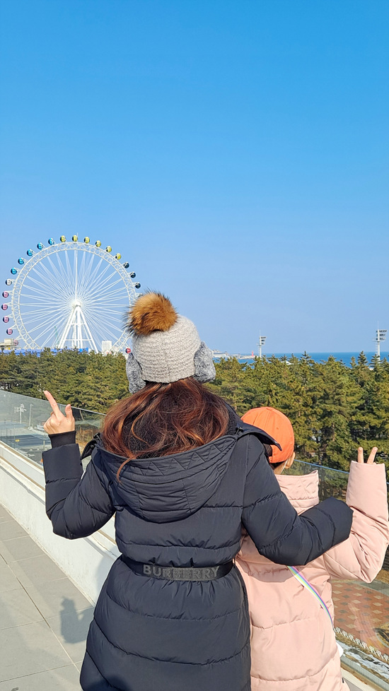 속초 가볼만한곳 속초아이 대관람차 뷰 보사노바 카페 주차