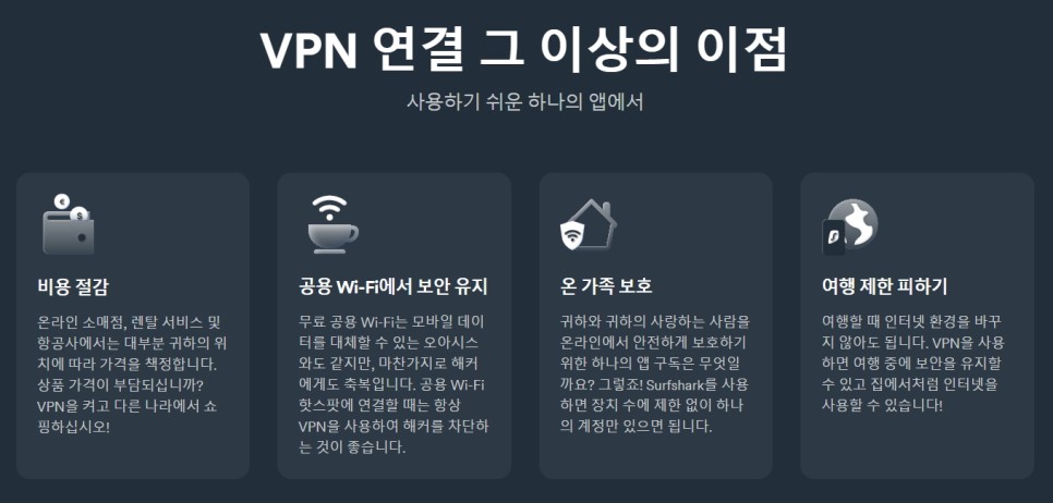 해외여행준비물 VPN 다운로드 surfshark로 해외에서 한국 방송 시청하기!