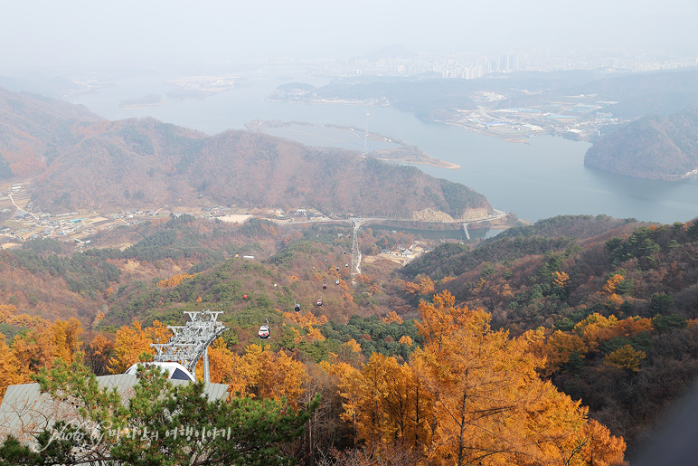 춘천 삼악산 호수케이블카 스카이워크, 춘천 의암호 뷰~