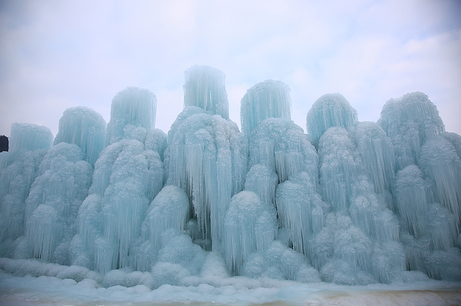 충남 여행지 청양 알프스마을 칠갑산얼음분수축제 얼음 썰매장 겨울축제