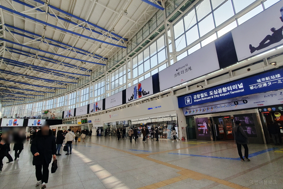 서울역에서 공항철도 직통열차 AREX 후기