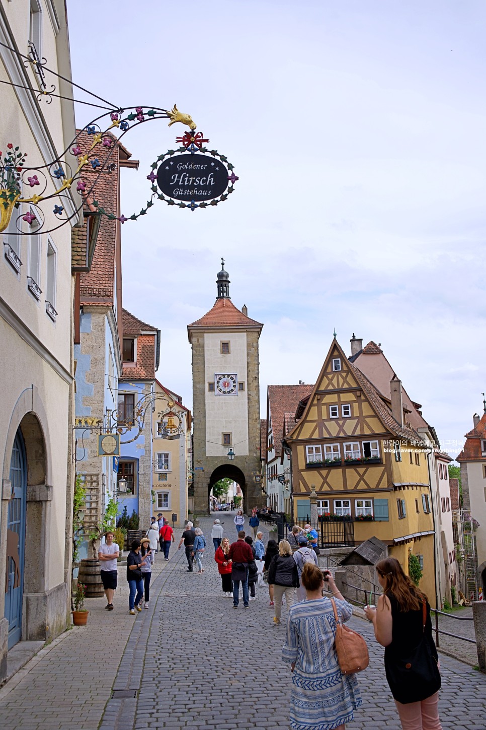 독일 여행 프랑크푸르트에서 로텐브루크 크리스마스 가득한 마을