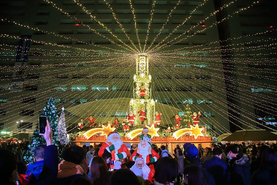 일본 후쿠오카 가볼만한곳 자유여행 하카타 텐진 일루미네이션 크리스마스마켓 일본 관광지