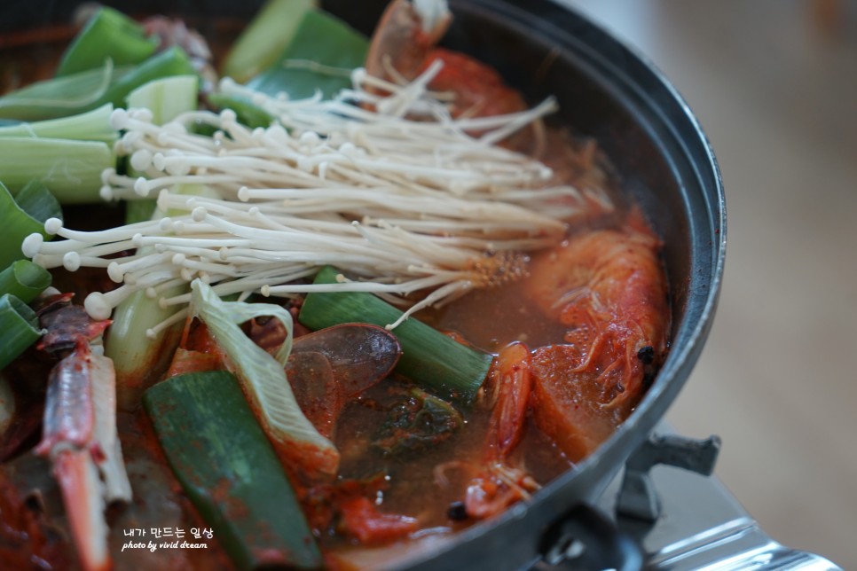 태안 안면도 꽃지해수욕장 맛집 게국지 애견동반식당