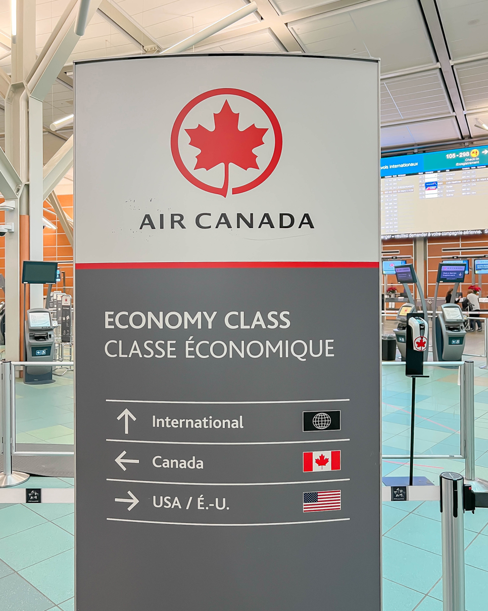 캐나다 여행 추천  캐나다입국절차 에어캐나다 기내식, 이용 후기