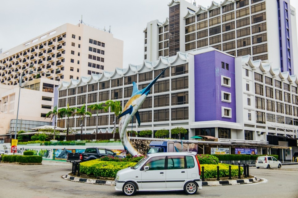코타키나발루 여행 시티 차량 투어 가볼만한곳 블루·핑크 모스크 면세점 쇼핑