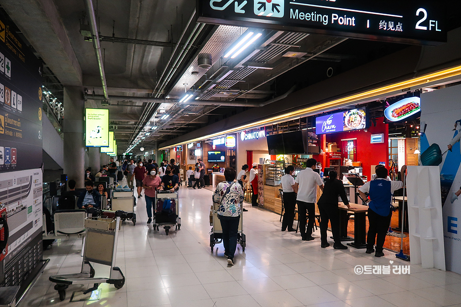 태국 방콕 여행 방콕공항 수완나품 시설과 입국 픽업