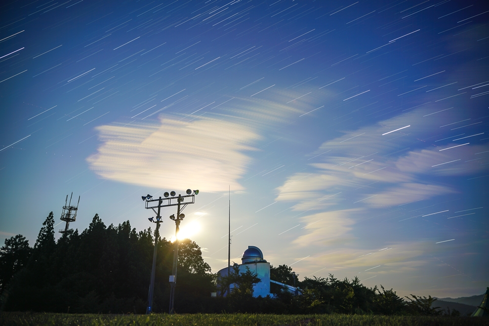 아오모리 천문관측소 별궤적, 소니 a6500 삼양 12mm 수동렌즈 촬영