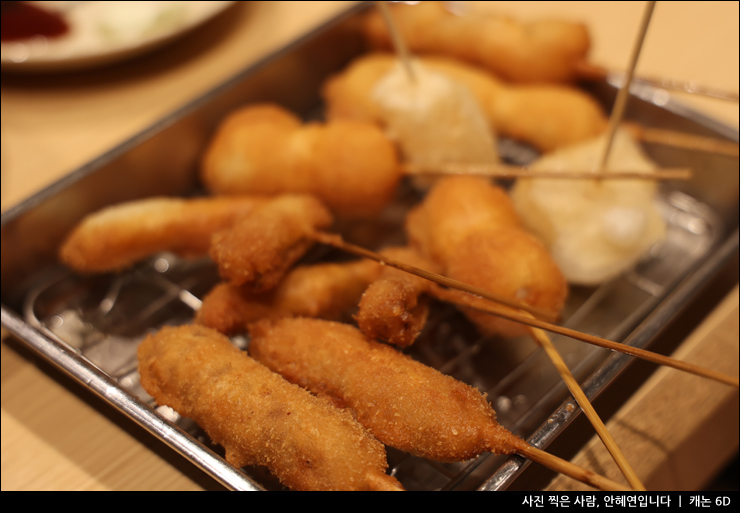 오사카 맛집 추천 쿠시카츠 다루마 메뉴 튀김 맛있는 오사카 도톤보리 맛집